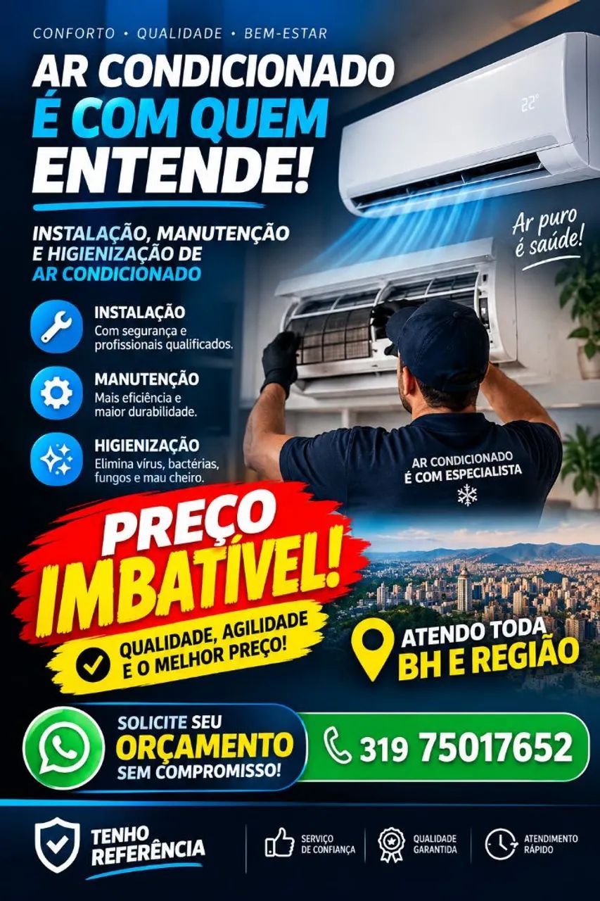 INSTALACAO AR CONDICIONADO BARATO
