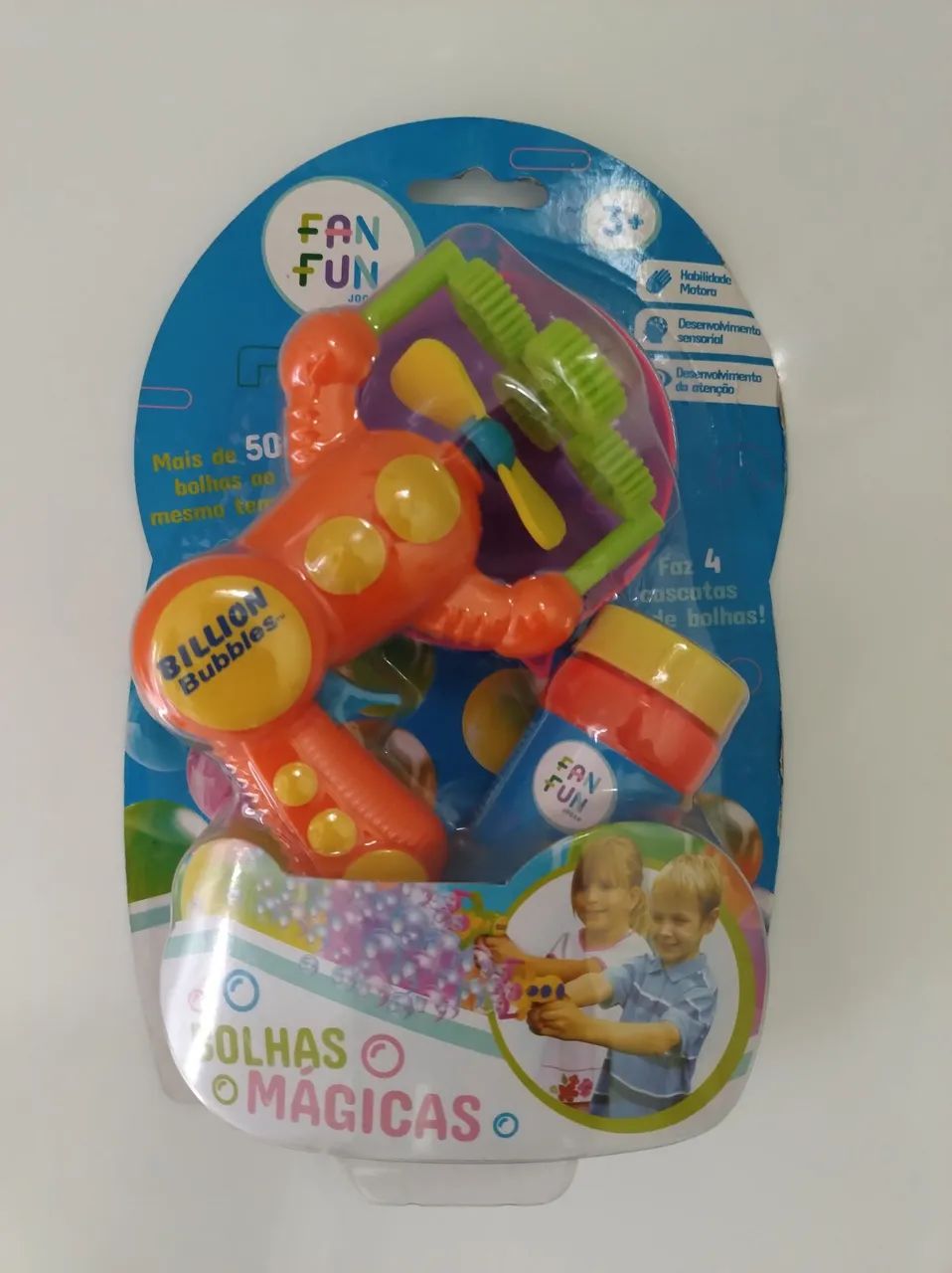 Brinquedo Bolhas Mágicas Fan Fun