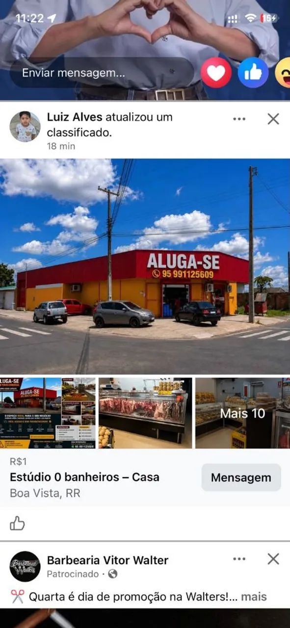 Alugo ponto comercial 