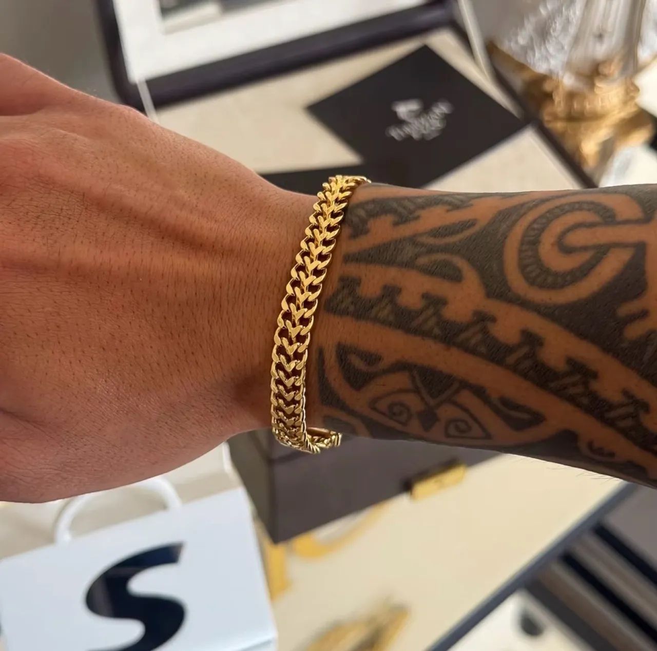 Pulseira banhada 18K - Foto 3