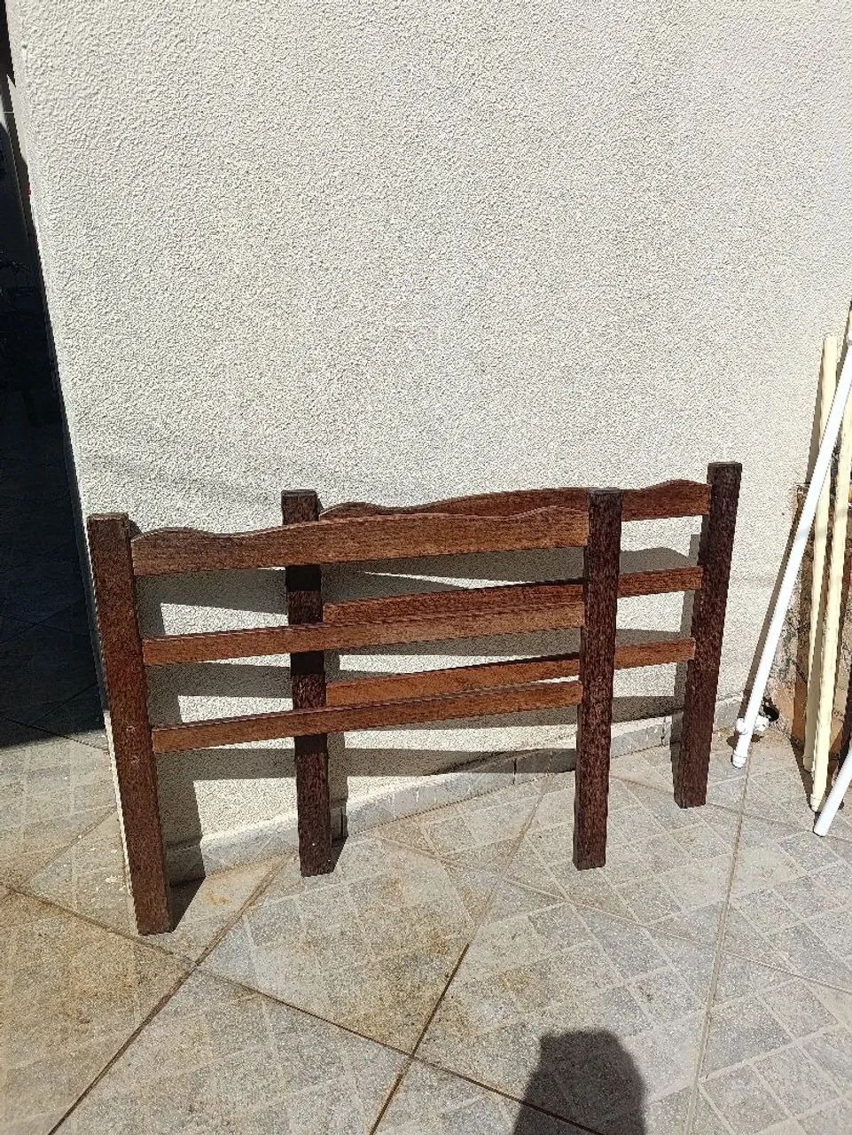 Cama De Solteiro Madeira Sucupira - Ótimo Estado  - Foto 3