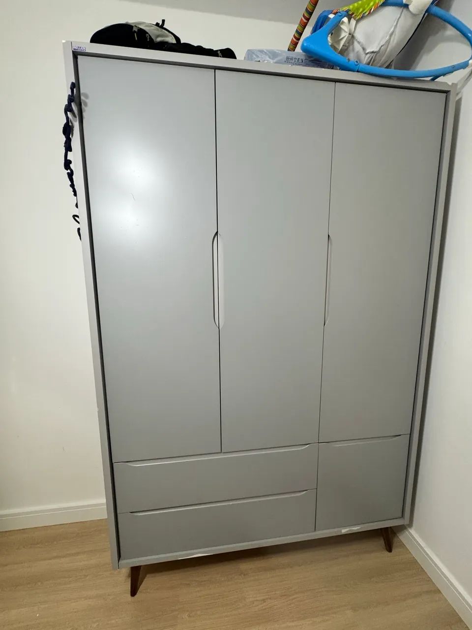 Guarda-Roupa 3 Portas com Gavetas - Infantil - Foto 2