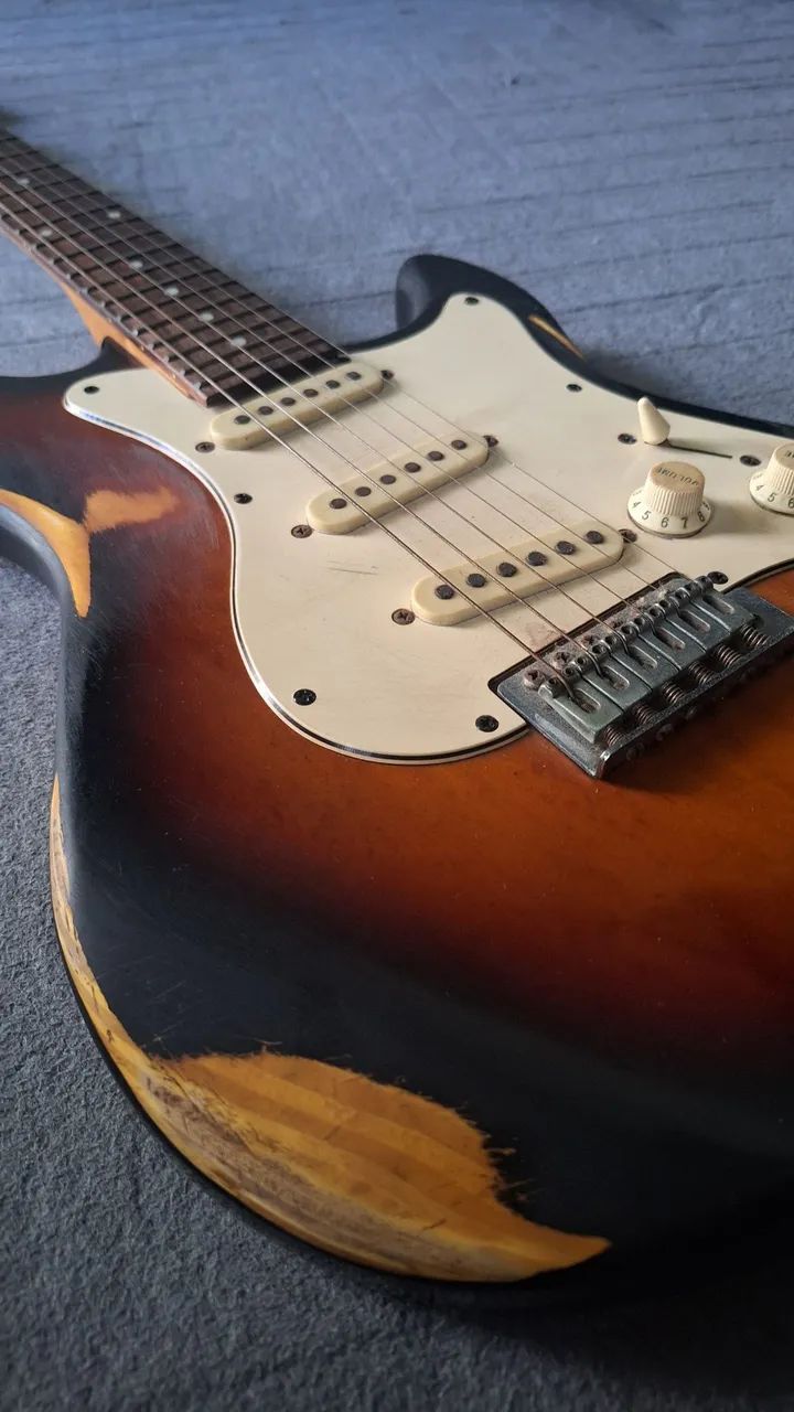 Guitarra stratocaster strinberg antiga  - Foto 4