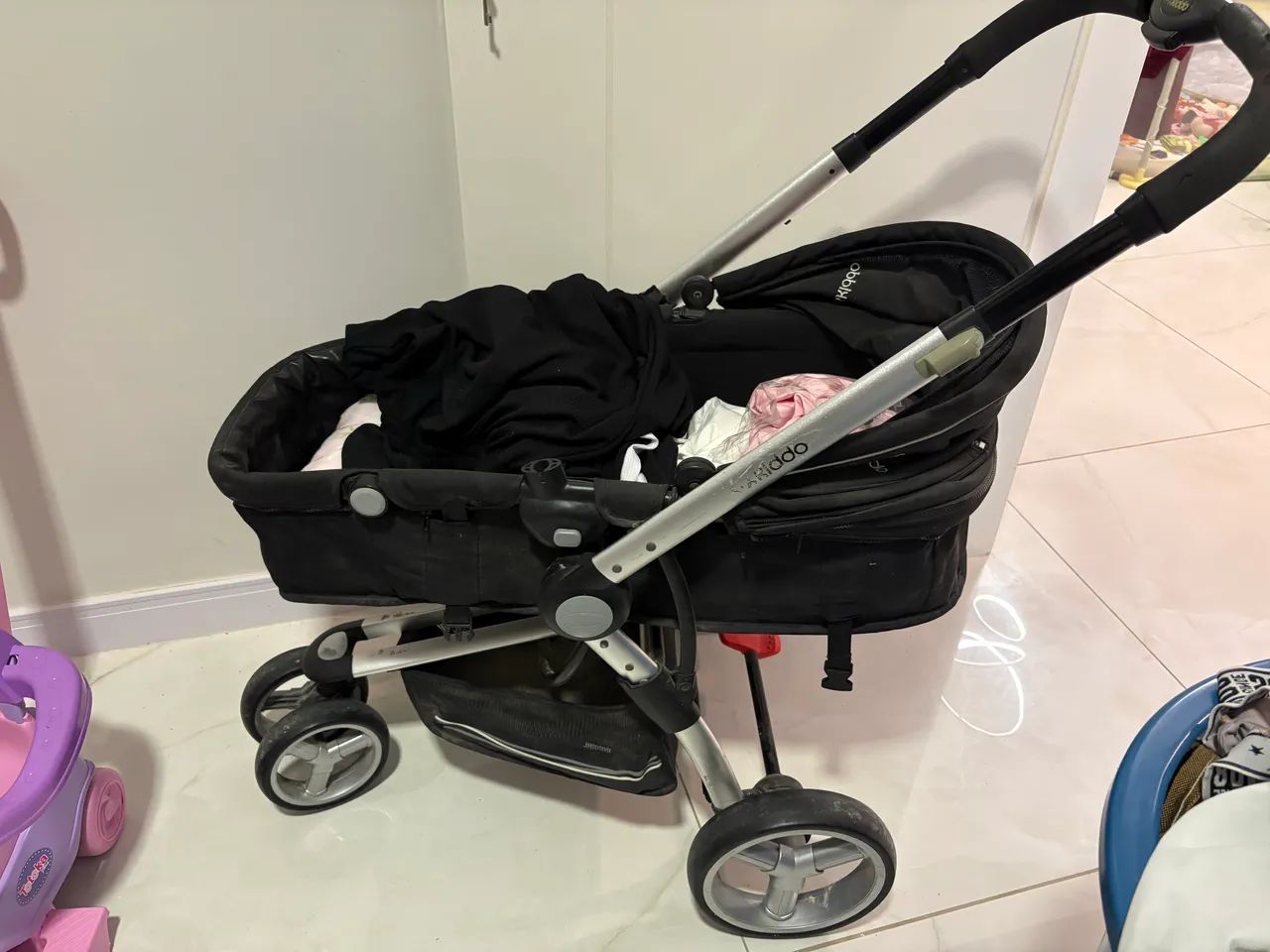 Carrinho de bebê Moisés mais bebê conforto  - Foto 2