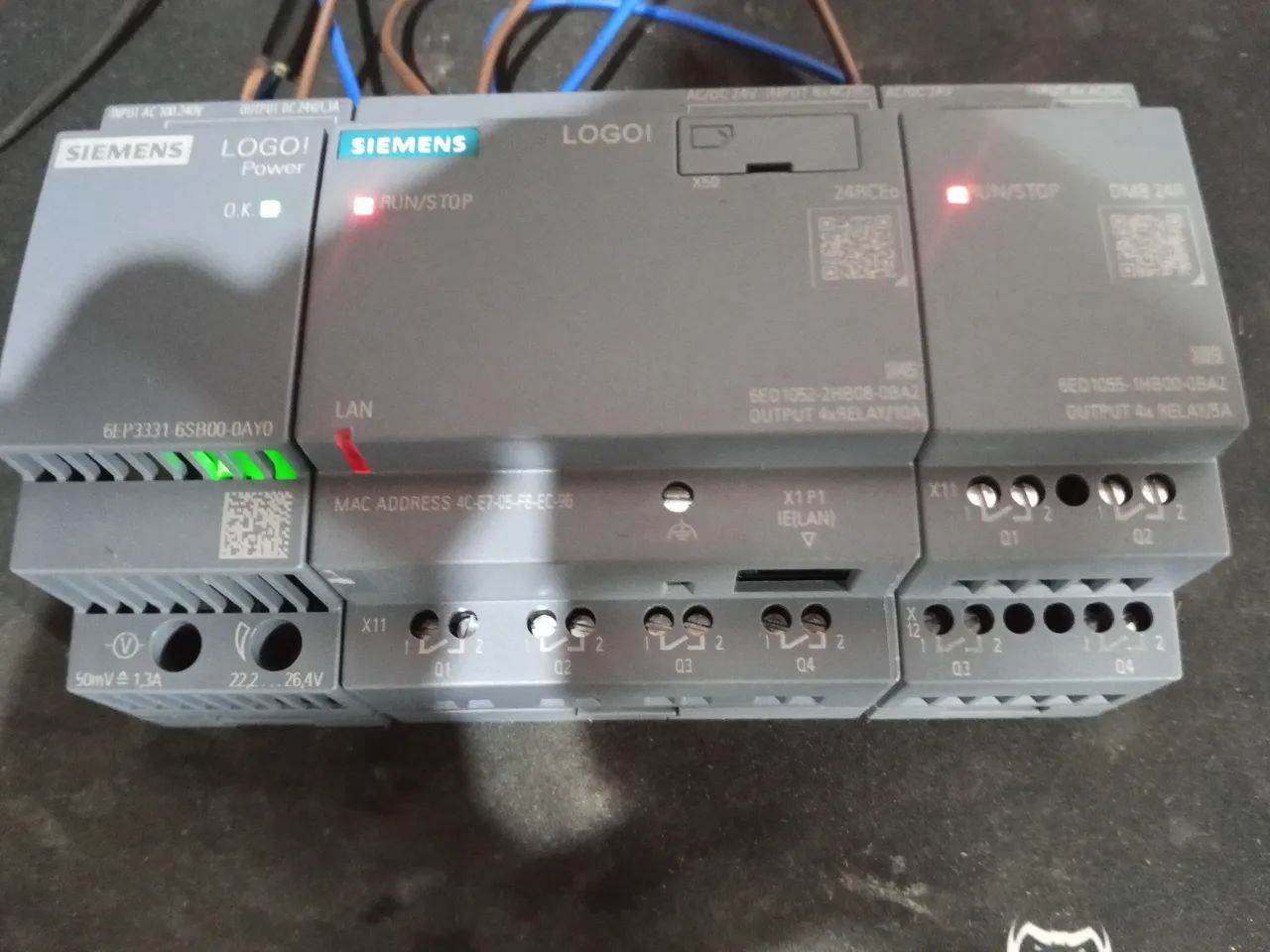 Kit Automação Siemens LOGO! - CLP + Módulo de Expansão + Fonte - Foto 3