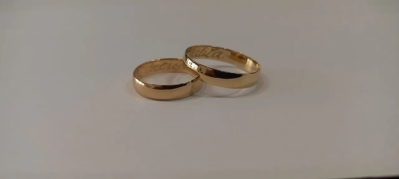 Aliança em ouro  - Foto 4
