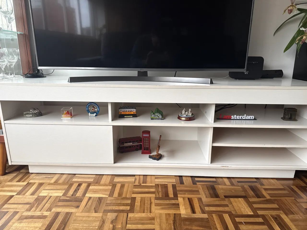 Rack para TV branco