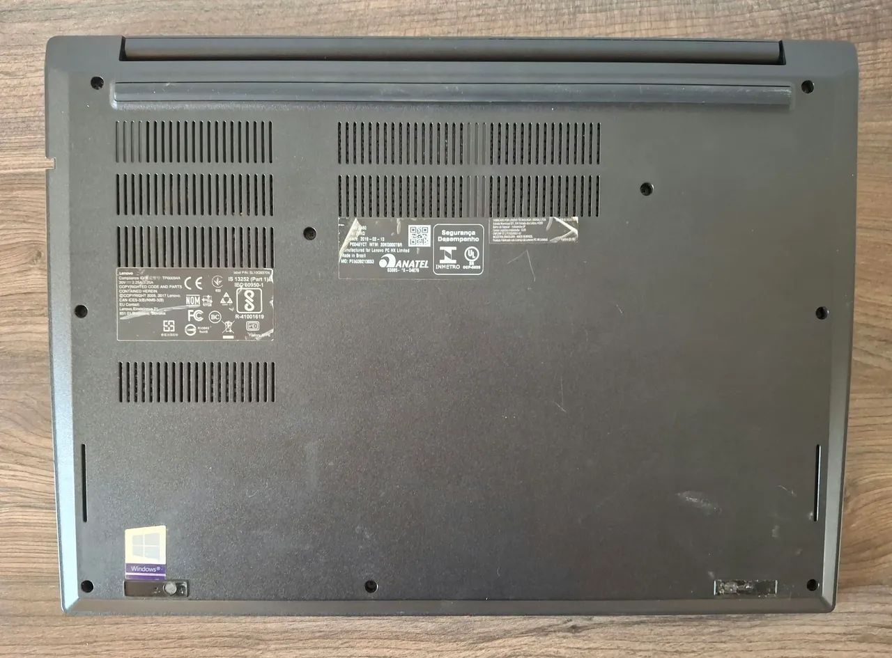 Notebook Lenovo ThinkPad E480, core i5 de 8ª ger, 16GB de ram, SSD 240GB, bateria ok - Foto 3