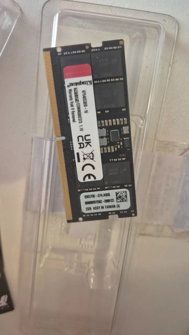 Memória RAM DDR5 16GB SODIMM Notebook Kingston - Foto 5