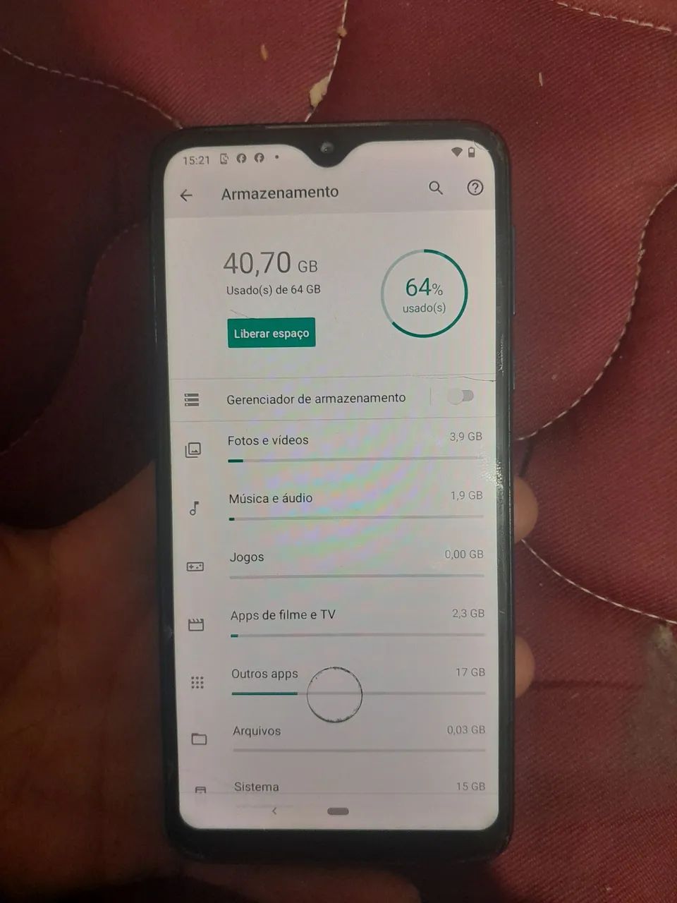 CELULAR MOTO ONE MACRO 65GB 4RAM IMPECAVEL - Foto 4