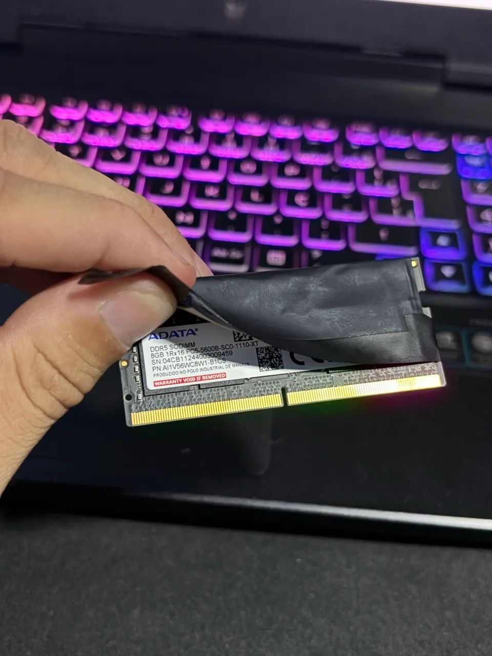 2 Memórias RAM DDR5 8GB 5600MHz - Original Acer Predator Helios (2x8GB) - Foto 2