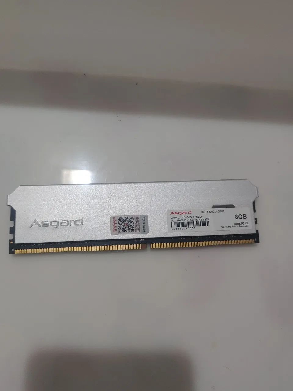 Memória RAM 8gb Asgard 3200 Mhz