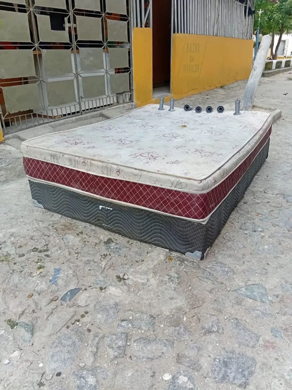 Cama Box Casal Usada 65082765001474121