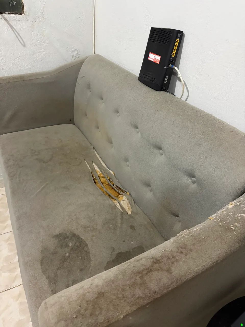 Sofá dois lugares para doação  - Foto 5