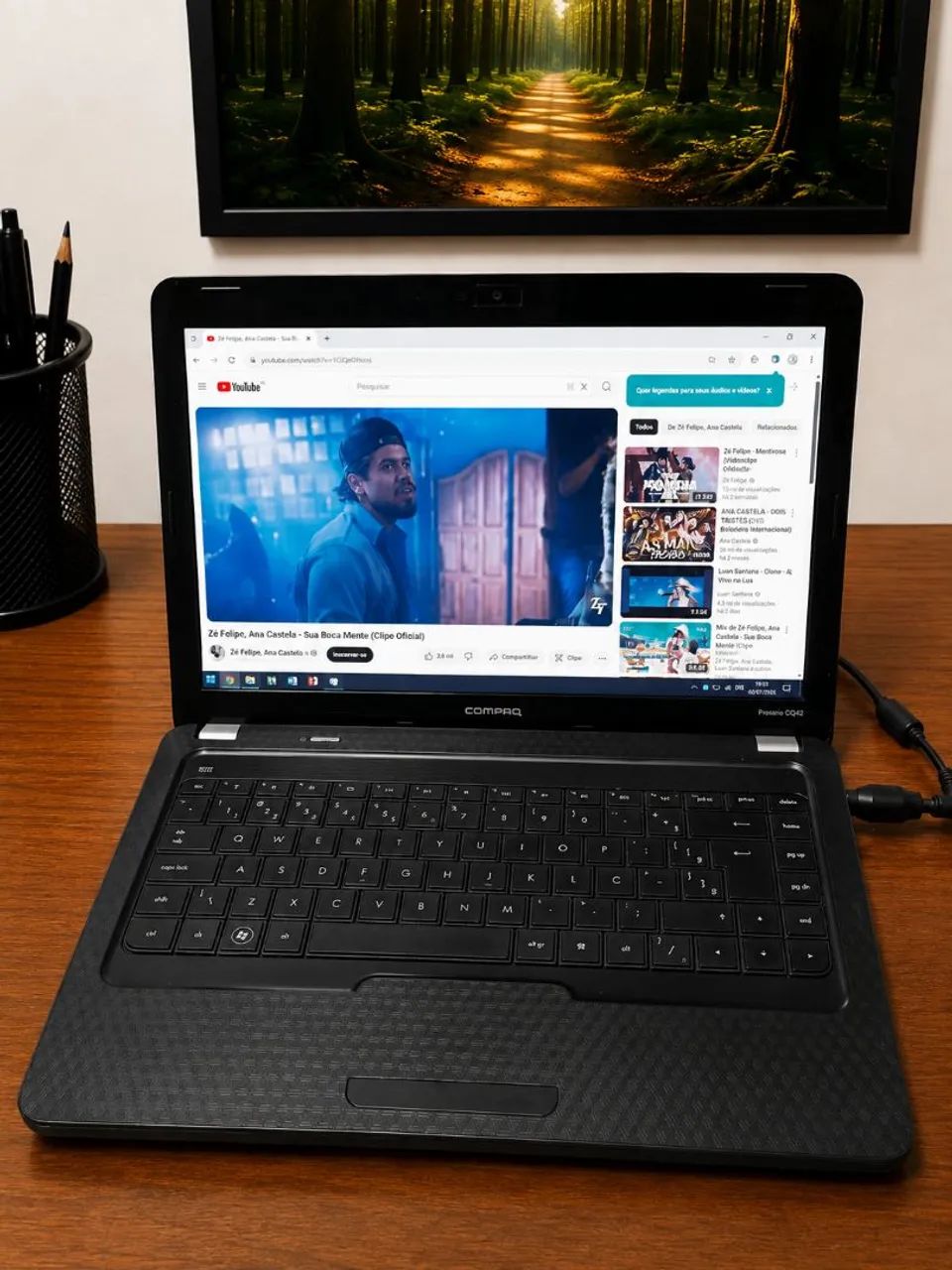 Notebook Hp 320 gb / formatado / conservado /