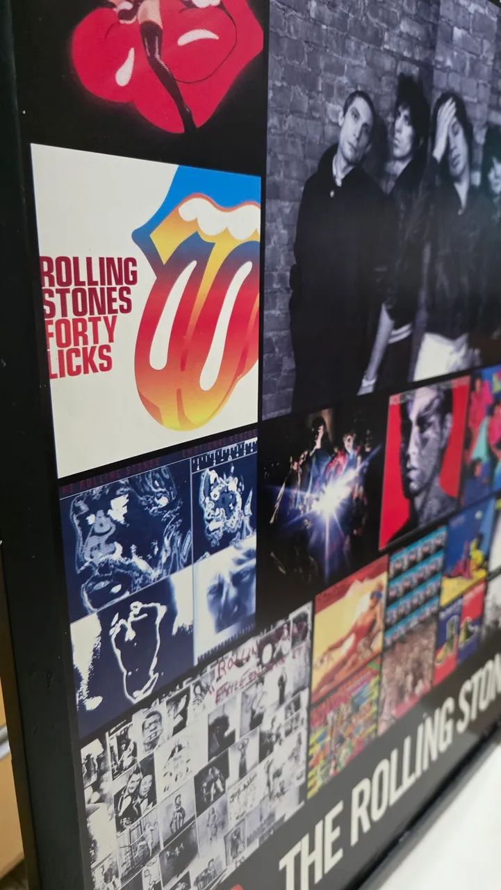 Quadro/Pôster Grande The Rolling Stones (Com Moldura) (NOVINHO!!) - Foto 3