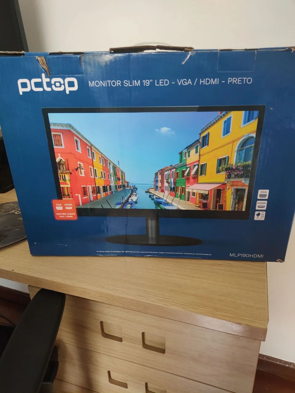 Monitor pctop slim 19 polegadas led - Foto 2