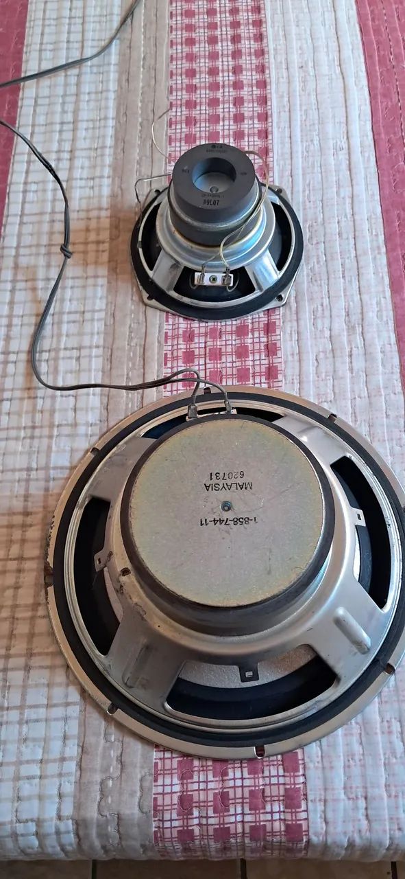 VENDO  2 ALTO-FALANTES  10   e  5  POLEGADAS    VALOR  100,00REAIS  - Foto 2