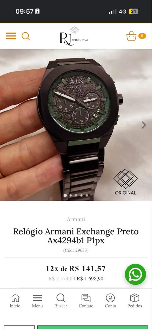 Relógio Armani  - Foto 4