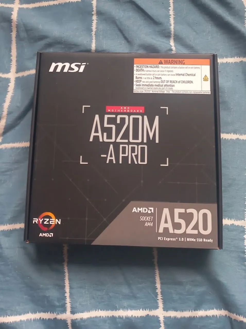 Placa-Mãe MSI A520M-A PRO