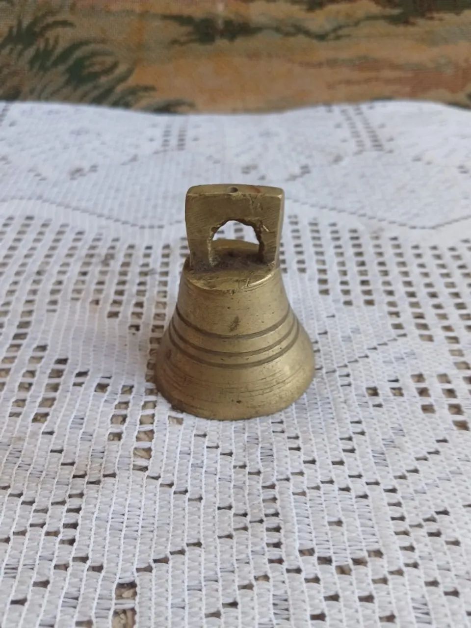 Sino de bronze miniatura sem badalinho 