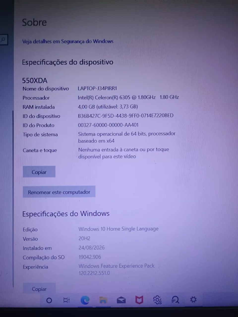 Notebook Samsung Book 15,6? Intel Celeron - Windows 11 - Foto 3