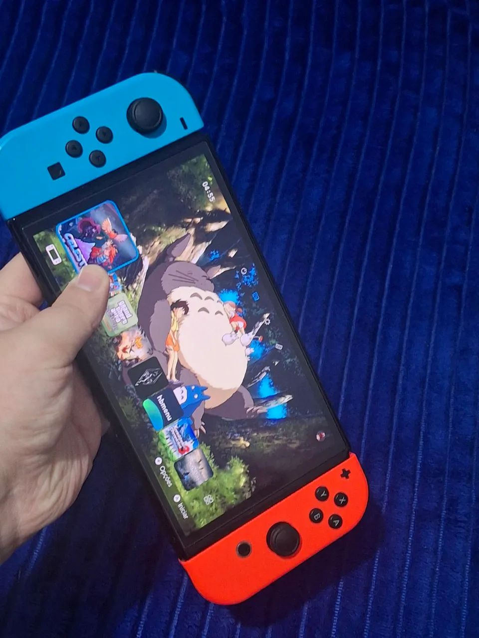 Nintendo switch oled desbloqueado 512gb sandisk original - Foto 2