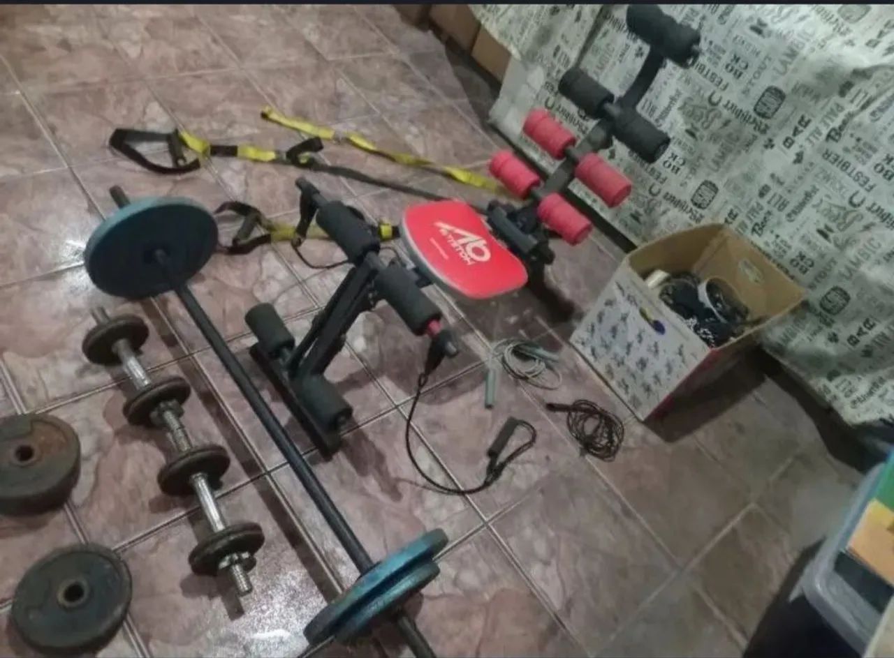 Equipamentos pra treinar 