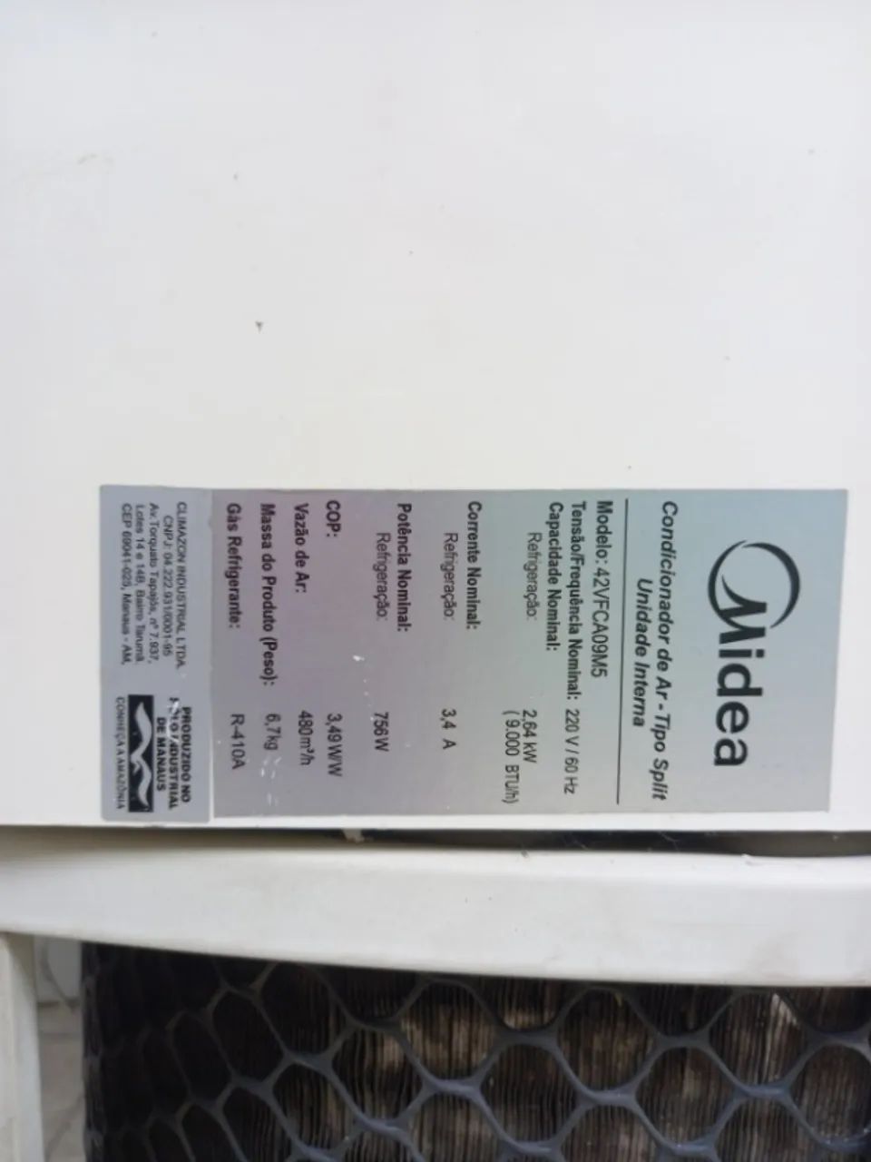 Condicionador de Ar Invert 9Btu - Foto 2