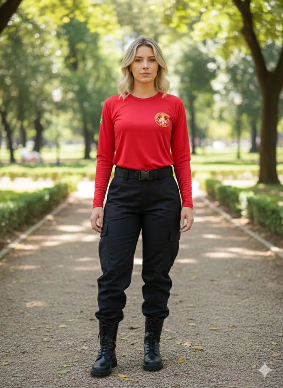 Camiseta de Bombeiro Civil Manga Longa