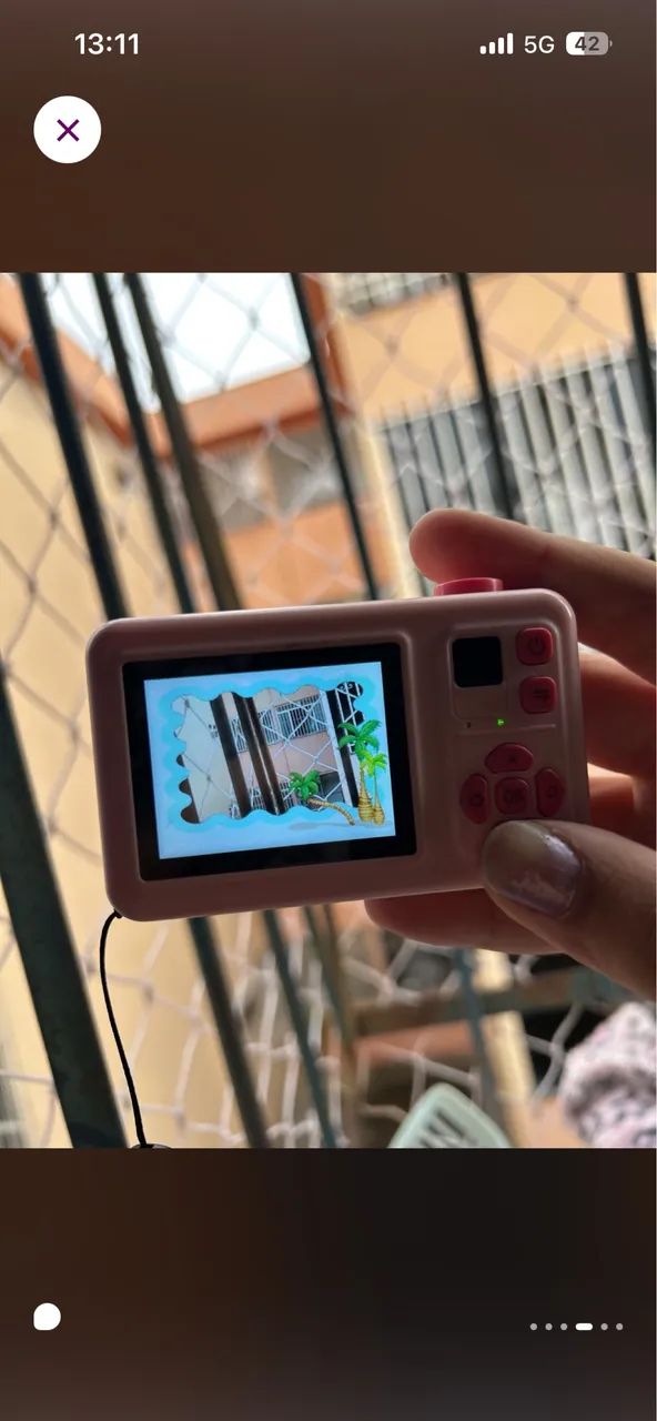 Câmera digital infantil rosa - Foto 4