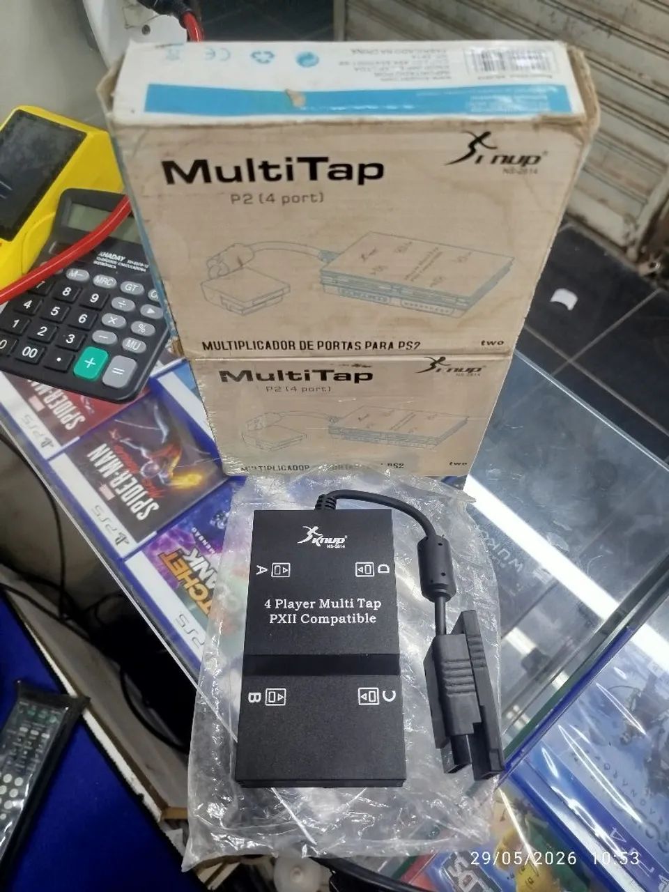 MULTI TAP PS2 NOVO - Foto 2