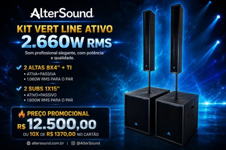 Caixas de som e Trat. Acústico. Som Line Array Sub Som Profissional Igreja Ambiente - Foto 4