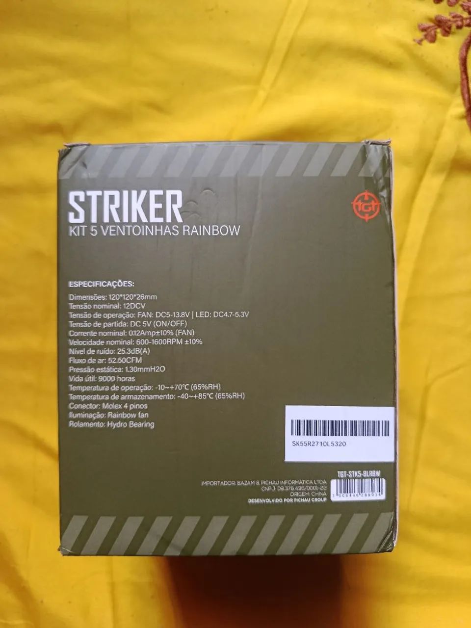 STRIKER kit de 5 ventoinhas - Foto 2