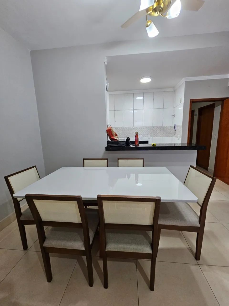 Mesa retangular madeira maciça 