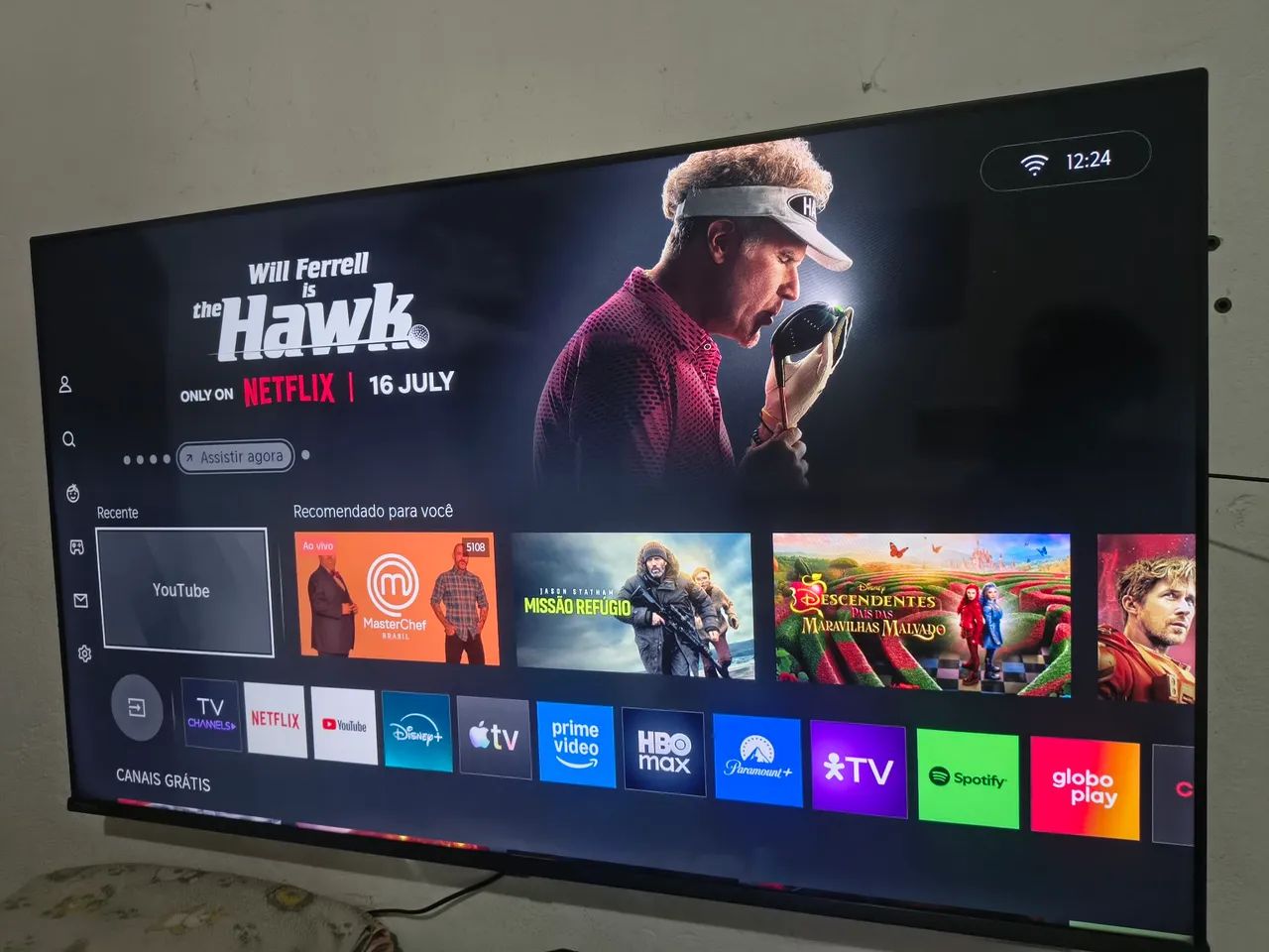 Vendo smartv semp Toshiba de 50 polegadas 4k funcionando perfeitamente. - Foto 2