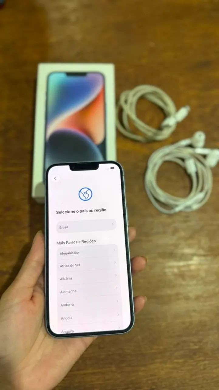 iPhone 14 Azul 128GB Impecável + 8 Capinhas de Brinde! - Foto 5