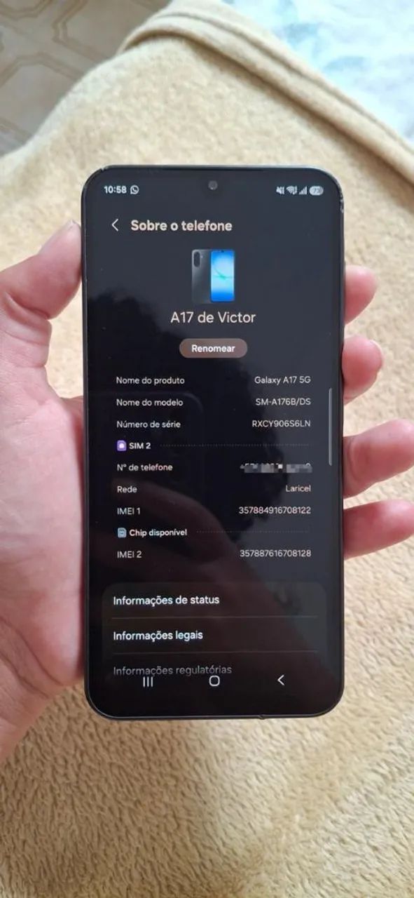 Samsung A17 com menos de um ano de uso - Foto 5