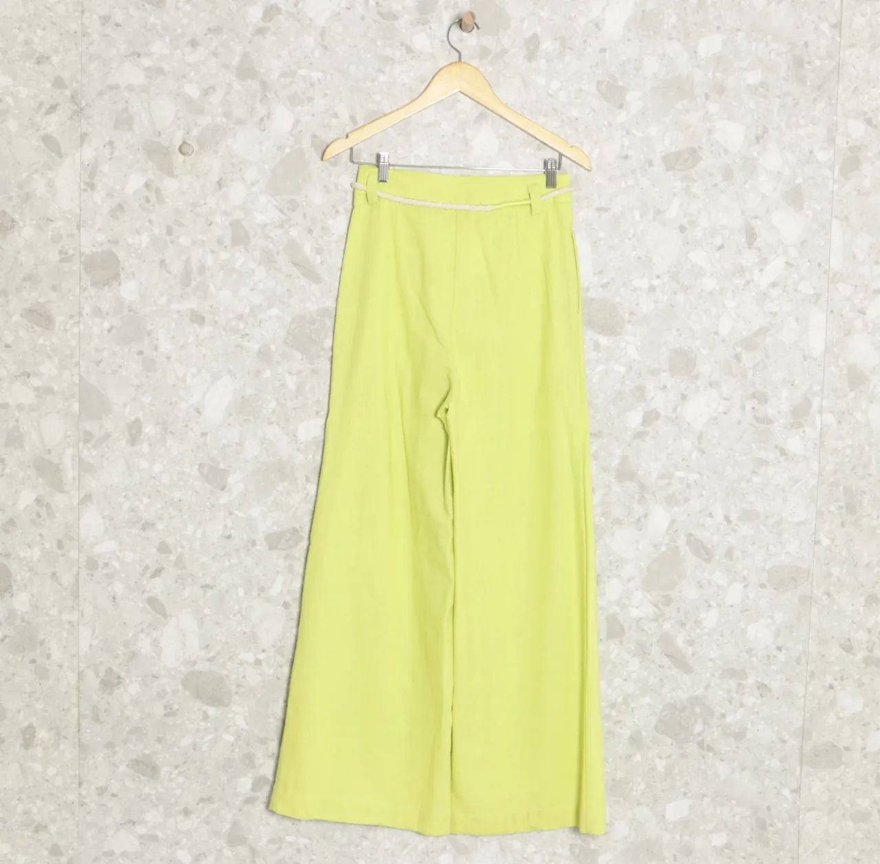 Calça pantalona verde  - Foto 4