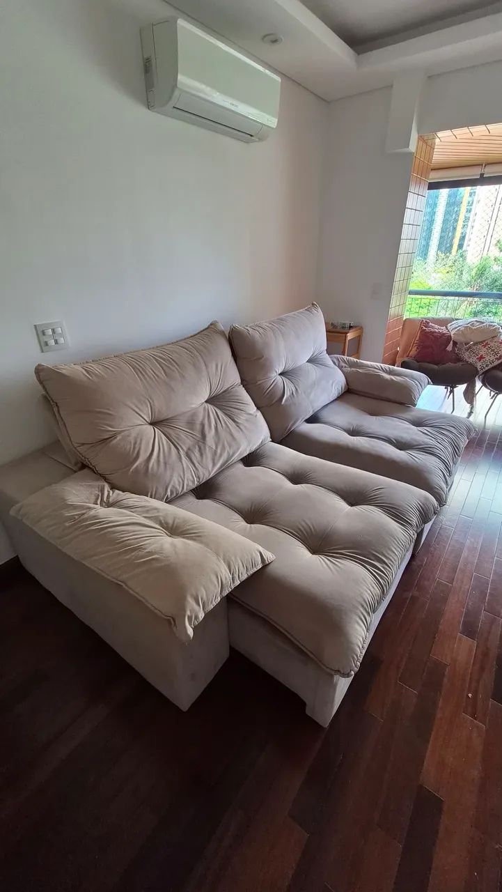 Sofá 4 lugares Retrátil super confortável 
