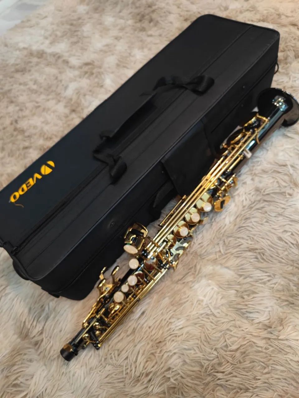 R$ 1.000,00 Sax Soprano VEDO VD-ZGHS2 Sib Original Novo Lacrado