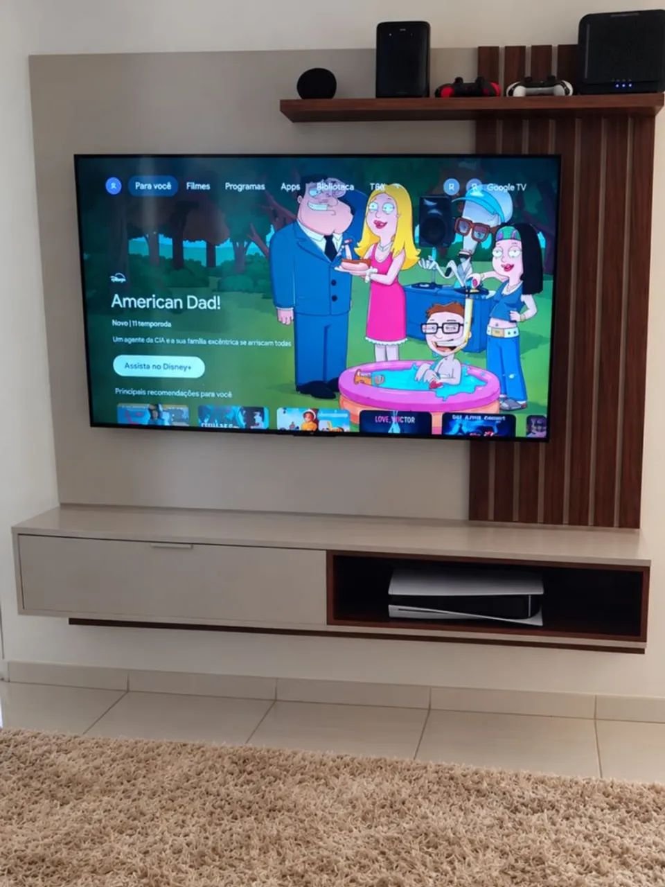 Painel para televisão 