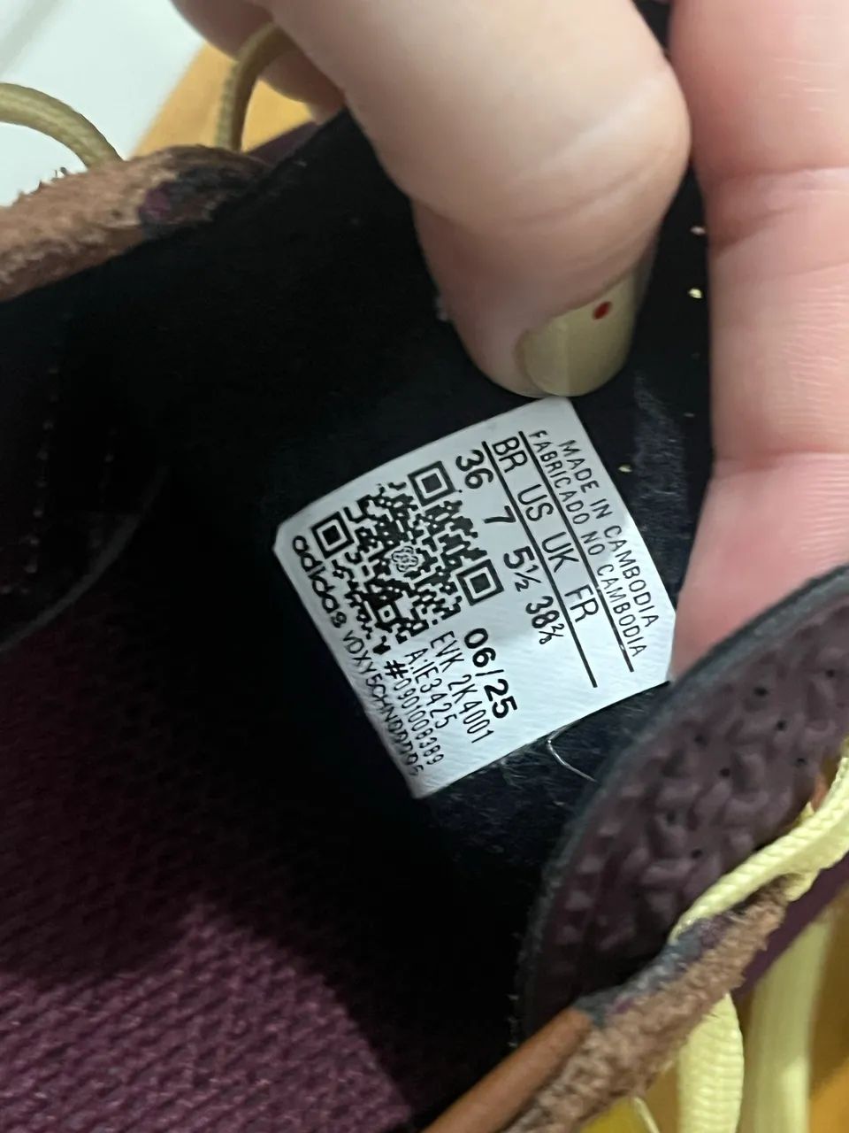Tênis Adidas SL 72 marrom e amarelo 36 - Foto 3