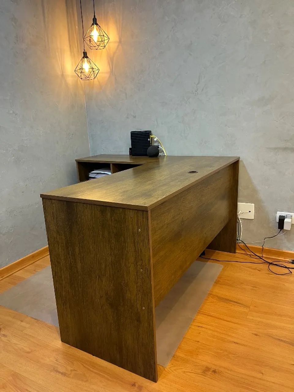 Mesa de trabalho em L - Foto 5