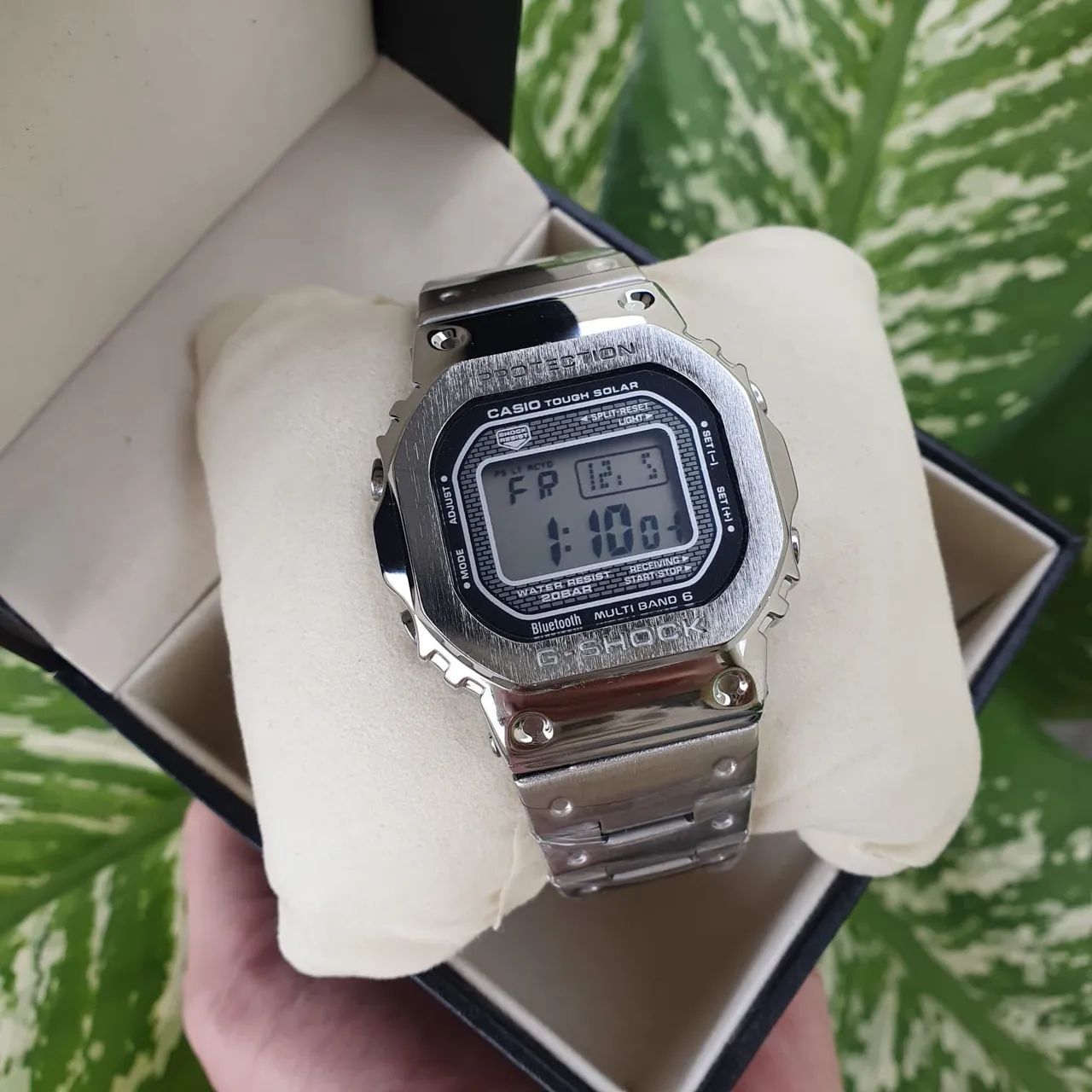 Relógio G-shock Dw-5600 Aço inox 
