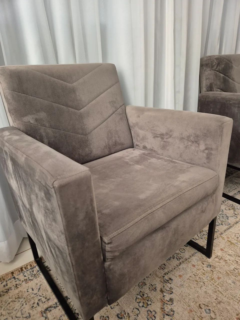 Poltrona luxo veludo - Foto 4