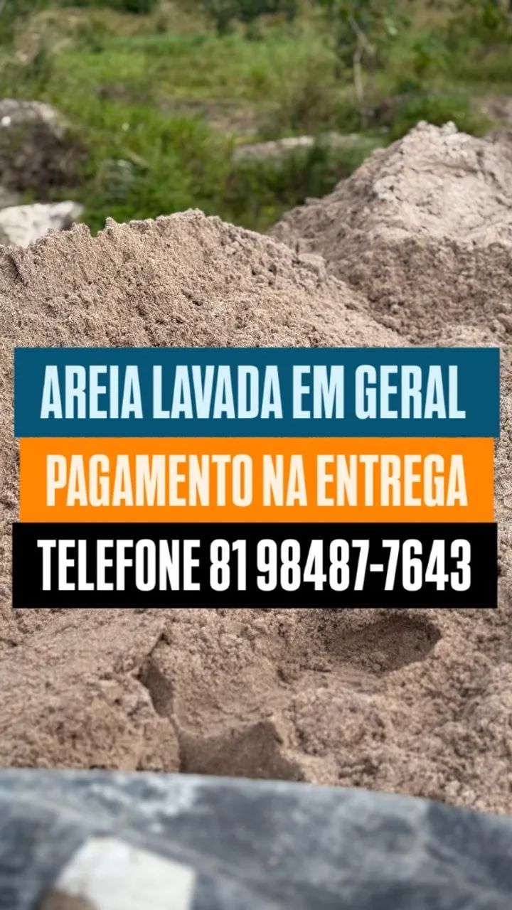 AREIA LAVADA GROSSA - MEDIA - FINGIR