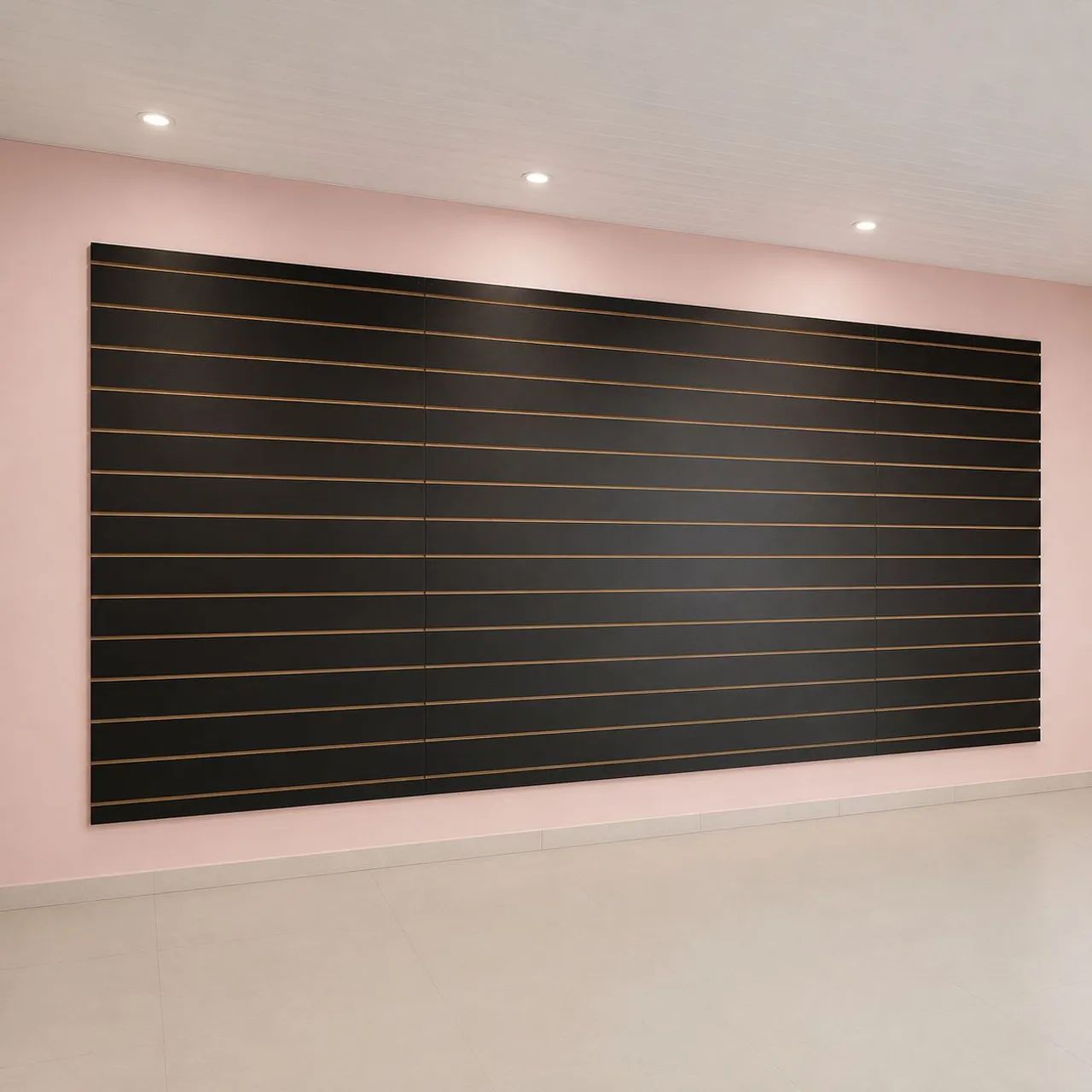 PAINEL CANALETADO PRETO