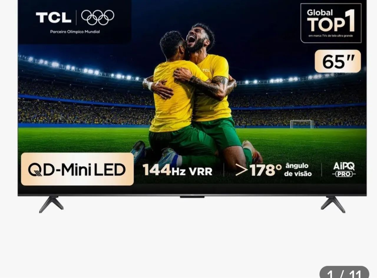 Tv tcl 65' polegadas 4k Qled 