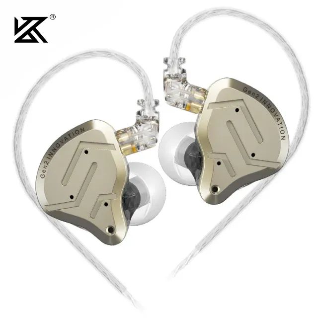 Fone de Ouvido kz Zsn Pro Gold Sem Microfone - Foto 2